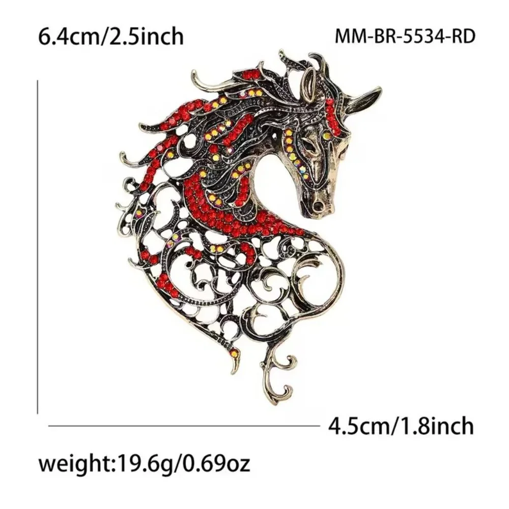 Horse Silhouette Brooch - Picture 2 of 4